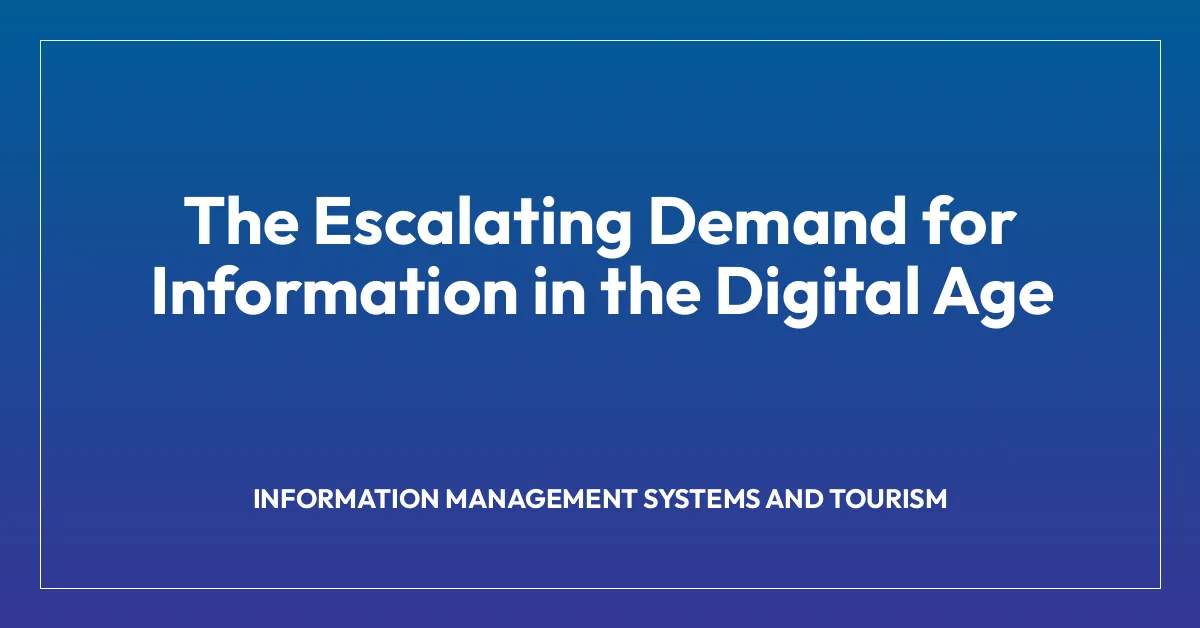 The Escalating Demand for Information in the Digital Age
